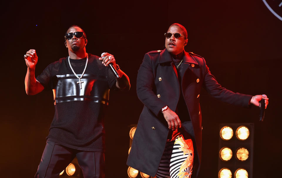 NEW YORK, NY – APRIL 27: Mase and Sean Combs perform at the “Can’t Stop, Won’t Stop: The Bad Boy Story” Premiere at the Beacon Theatre on April 27, 2017 in New York City. (Photo by Theo Wargo/Getty Images for Tribeca Film Festival)