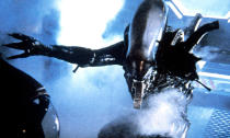 <b>The Xenomorph </b><br>"<a href="http://movies.yahoo.com/movie/alien/" data-ylk="slk:Alien;elm:context_link;itc:0;sec:content-canvas" class="link ">Alien</a>" (1979)