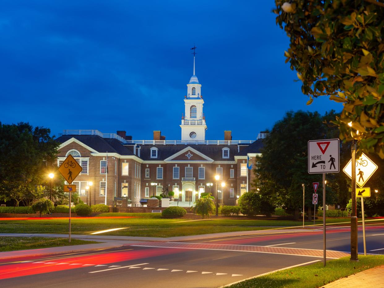 A view of the Delaware Legislative Hall.