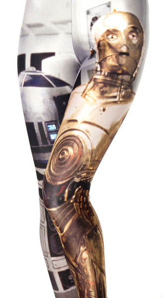 <div class="caption-credit">Photo by: blackmilkclothing.com</div><div class="caption-title">Artoo and Threepio leggings, $110</div>May the force be with you -- more specifically, your lower half. <br>