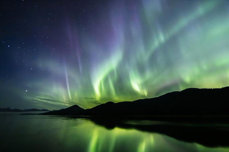 Northern lights were visible in the UK between 10-12 May, 2024, as a result of a severe solar storm (iStock/ Getty Images)