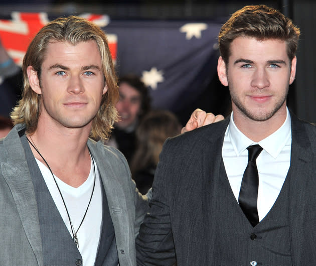 Chris Hemsworth and Liam Hemsworth photos: Ah! Perfectness personified, meet the Hemsworth brothers. Copyright [Getty]