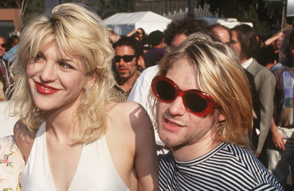 Courtney Love paid tribute to her late husband Kurt Cobain 29 years after his death credit:Bang Showbiz