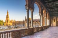 <p>Another location you'll want to add to your bucket list if you're a fan of either Star Wars or Game of Thrones is Seville in Spain's sun-drenched Andalucía. </p><p>The city has a fascinating blend of cultural influences apparent in its architecture, from the intricate facades of the Alcázar influenced by Islamic ornamentation, to the landmark Plaza de España with its spectacular blend of Baroque, Renaissance and Moorish architecture. </p><p>The exceptional architecture of Seville has not gone unnoticed by film directors and location scouts, who've used the historic buildings here as sets for many blockbusters. The Plaza de España features in Star Wars: Episode II – Attack of the Clones as part of the ornate Theed Palace on the Planet Naboo. </p><p>You'll also spot Seville in seasons five and six of Game of Thrones, where the Alcázar is transformed into the Water Gardens of Dorne.</p><p><strong>How to visit: </strong>Join garden designer Nick Bailey for a <a href="https://www.goodhousekeepingholidays.com/tours/spain-andalucia-seville-granada-tour-architecture-gardens-nick-bailey" rel="nofollow noopener" target="_blank" data-ylk="slk:six-day exploration;elm:context_link;itc:0;sec:content-canvas" class="link ">six-day exploration</a> of Andalucía's magnificent Moorish architecture and elegant gardens in September 2023. You'll visit the gardens of the Royal Palaces of the Alcázar in Seville and see the city's imposing gothic cathedral.</p><p><a class="link " href="https://www.goodhousekeepingholidays.com/tours/spain-andalucia-seville-granada-tour-architecture-gardens-nick-bailey" rel="nofollow noopener" target="_blank" data-ylk="slk:FIND OUT MORE;elm:context_link;itc:0;sec:content-canvas">FIND OUT MORE</a></p><p> Alternatively, join a <a href="https://www.goodhousekeepingholidays.com/tours/spain-andalucia-seville-granada-cordoba-ronda-architecture-gardens" rel="nofollow noopener" target="_blank" data-ylk="slk:six-day discovery;elm:context_link;itc:0;sec:content-canvas" class="link ">six-day discovery</a> of Andalucía in May, June or October. You'll have time to explore Seville at your own pace, visit Plaza de España and the Alcázar, and enjoy an enthralling flamenco show.</p><p><a class="link " href="https://www.goodhousekeepingholidays.com/tours/spain-andalucia-seville-granada-cordoba-ronda-architecture-gardens" rel="nofollow noopener" target="_blank" data-ylk="slk:FIND OUT MORE;elm:context_link;itc:0;sec:content-canvas">FIND OUT MORE</a><br></p>