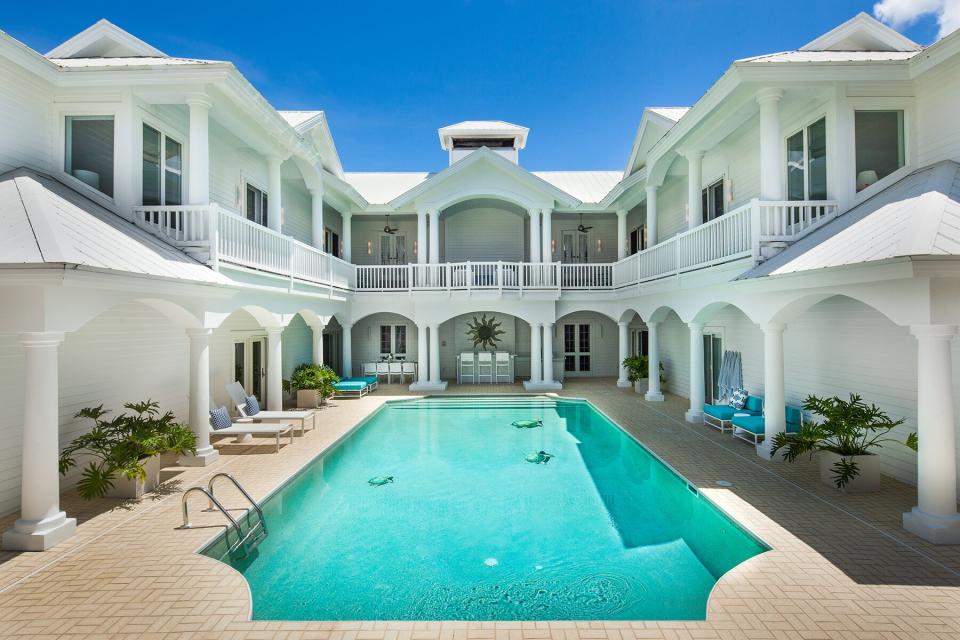 Exterior and pool at Sea Oats Luxury Estate