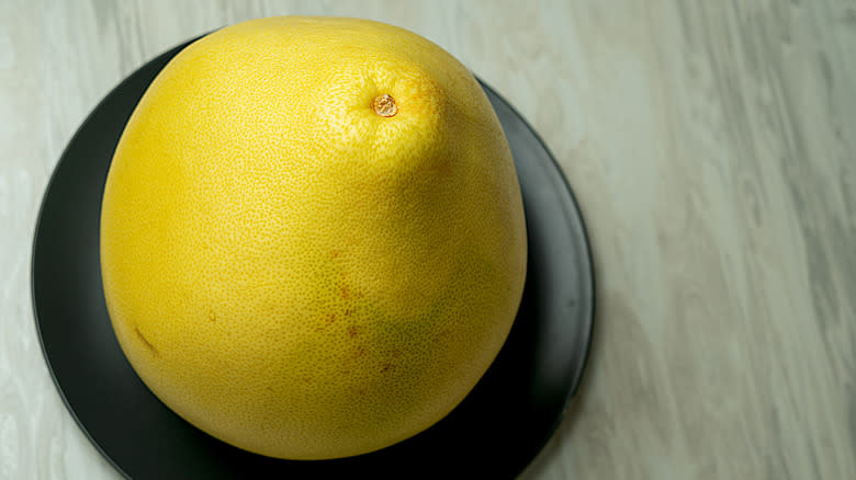 Ponderosa lemon on plate