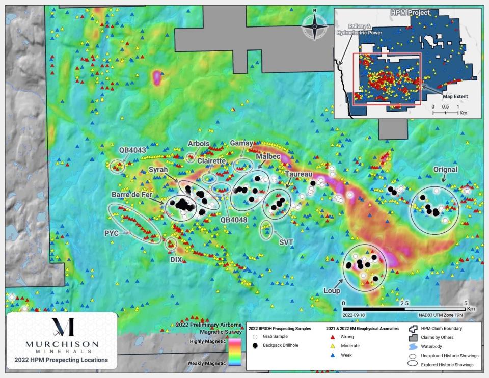 Murchison Minerals Ltd., Tuesday, October 4, 2022, Press release picture