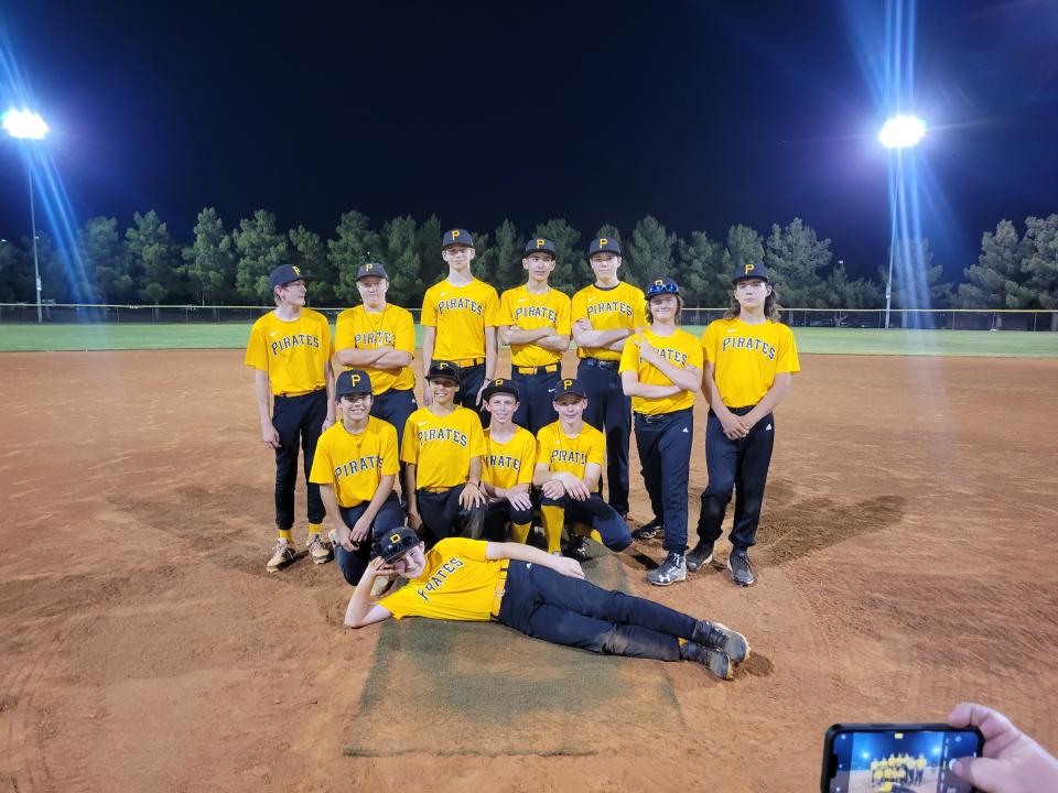 Ammon Johanson's (back row, third from right) HSP diagnosis has taken him out of school, and has limited his participation in his favorite sport, baseball.