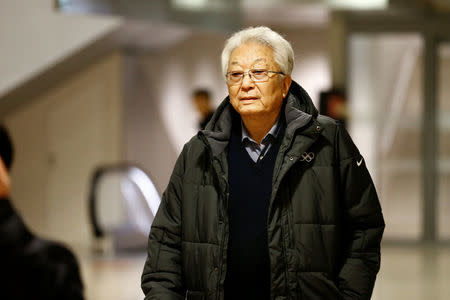 North Korea's International Olympic Committee (IOC) member Chang Ung arrives at the airport in Geneva, Switzerland January 18, 2018. REUTERS/Pierre Albouy