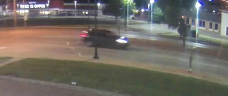 Police are hoping to identify the occupants of this vehicle because they were witnesses to crash that was caused by street racing in Kansas City, Missouri.