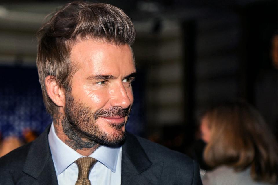 Former England Captain David Beckham praised Aspire Academy at an event earlier this month (AFP/Getty)