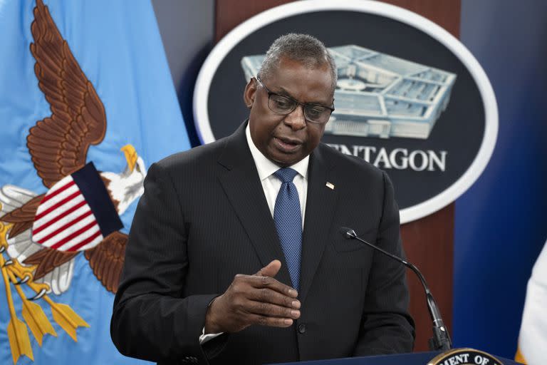 El secretario de Defensa de Estados Unidos, Lloyd Austin, en Washington