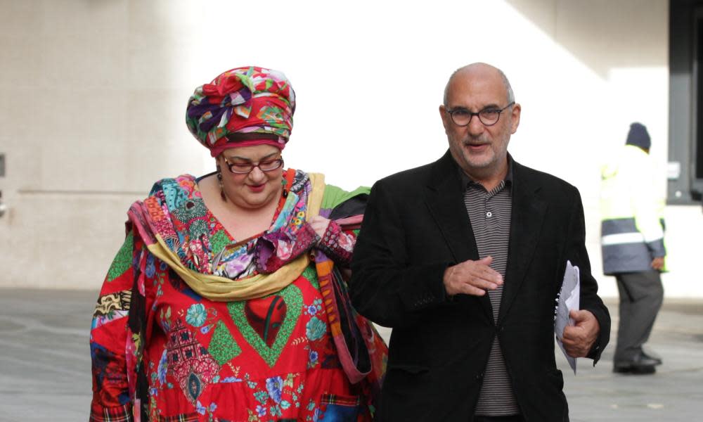 Alan Yentob and Camila Batmanghelidjh