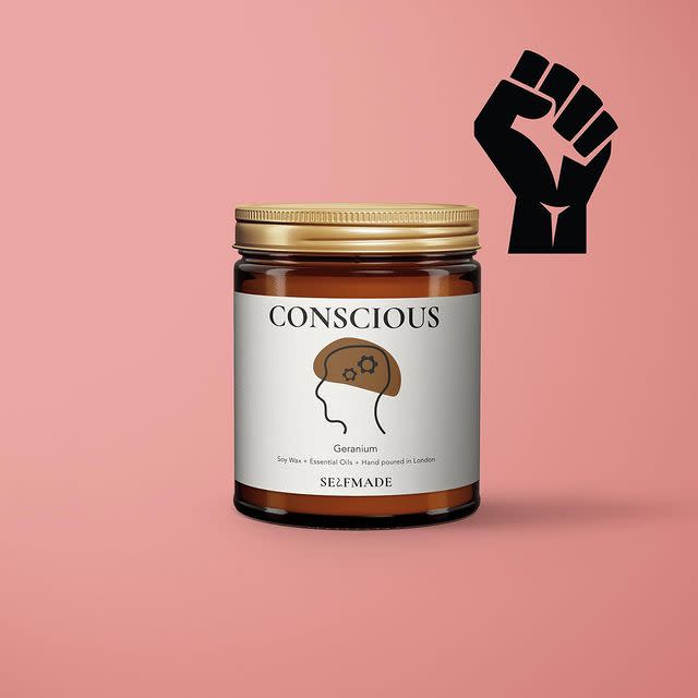 <p>The hand-poured candles are made from 100% soy wax and essential oils to make it a vegan and cruelty free formula. In response to the BLM movement, all profits of their Conscious Candle will be donated to the <a href="https://www.standuptoracism.org.uk" rel="nofollow noopener" target="_blank" data-ylk="slk:Stand Up To Racism Charity;elm:context_link;itc:0;sec:content-canvas" class="link ">Stand Up To Racism Charity</a>. </p><p><a class="link " href="https://www.selfmadecandle.com/shop" rel="nofollow noopener" target="_blank" data-ylk="slk:SHOP NOW;elm:context_link;itc:0;sec:content-canvas">SHOP NOW</a></p><p><a href="https://www.instagram.com/p/CA-rFnWlgOR/" rel="nofollow noopener" target="_blank" data-ylk="slk:See the original post on Instagram;elm:context_link;itc:0;sec:content-canvas" class="link ">See the original post on Instagram</a></p>