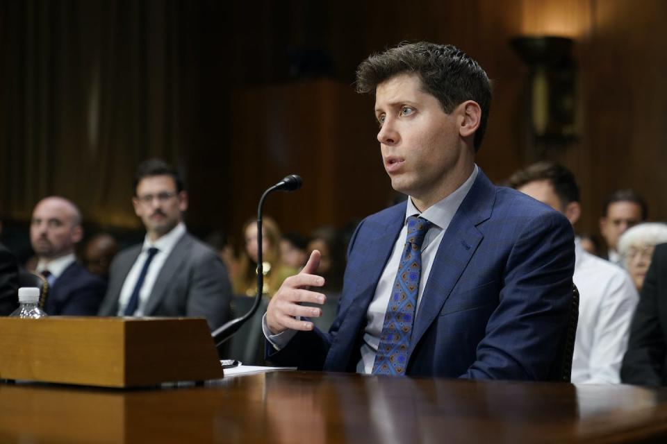 In testimony to a Senate committee in May 2023, OpenAI CEO Sam Altman called for stricter oversight, including licensing requirements, for companies that develop AI software. <a href="https://newsroom.ap.org/detail/CongressOpenAICEO/d38653ec52d74630ab4e660f598b3e86" rel="nofollow noopener" target="_blank" data-ylk="slk:AP Photo/Patrick Semansky;elm:context_link;itc:0;sec:content-canvas" class="link ">AP Photo/Patrick Semansky</a>