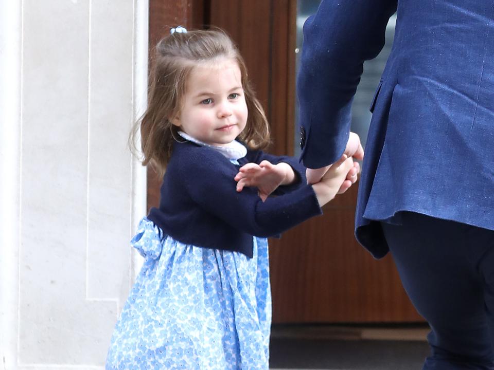 Princess Charlotte waves