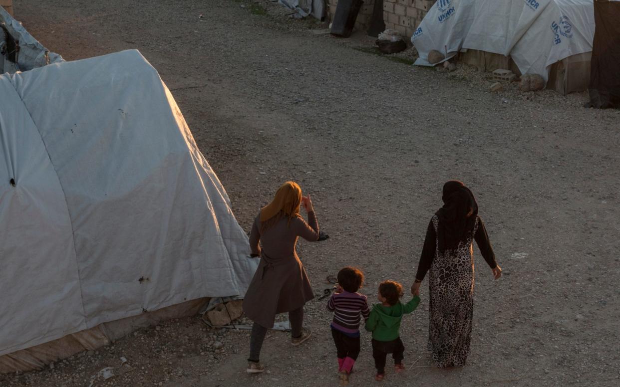  A general view of Roj Camp in northern Syria near the Iraqi border, where 370 women from 46 different countries are being held due to their suspected marital links to ISIL fighters - Sam Tarling