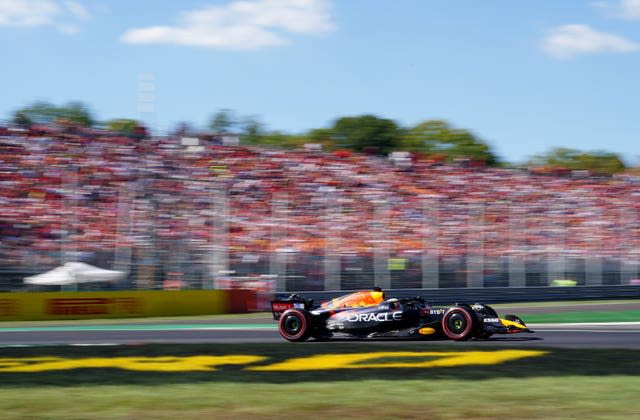 Verstappen raced to his 11th win of the season in Monza 