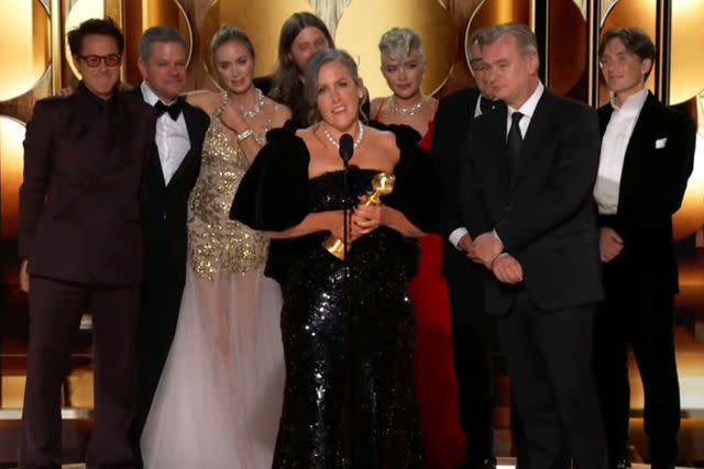 <p>CBS</p> 'Oppenheimer' wins Best Picture — Drama at 2024 Golden Globes