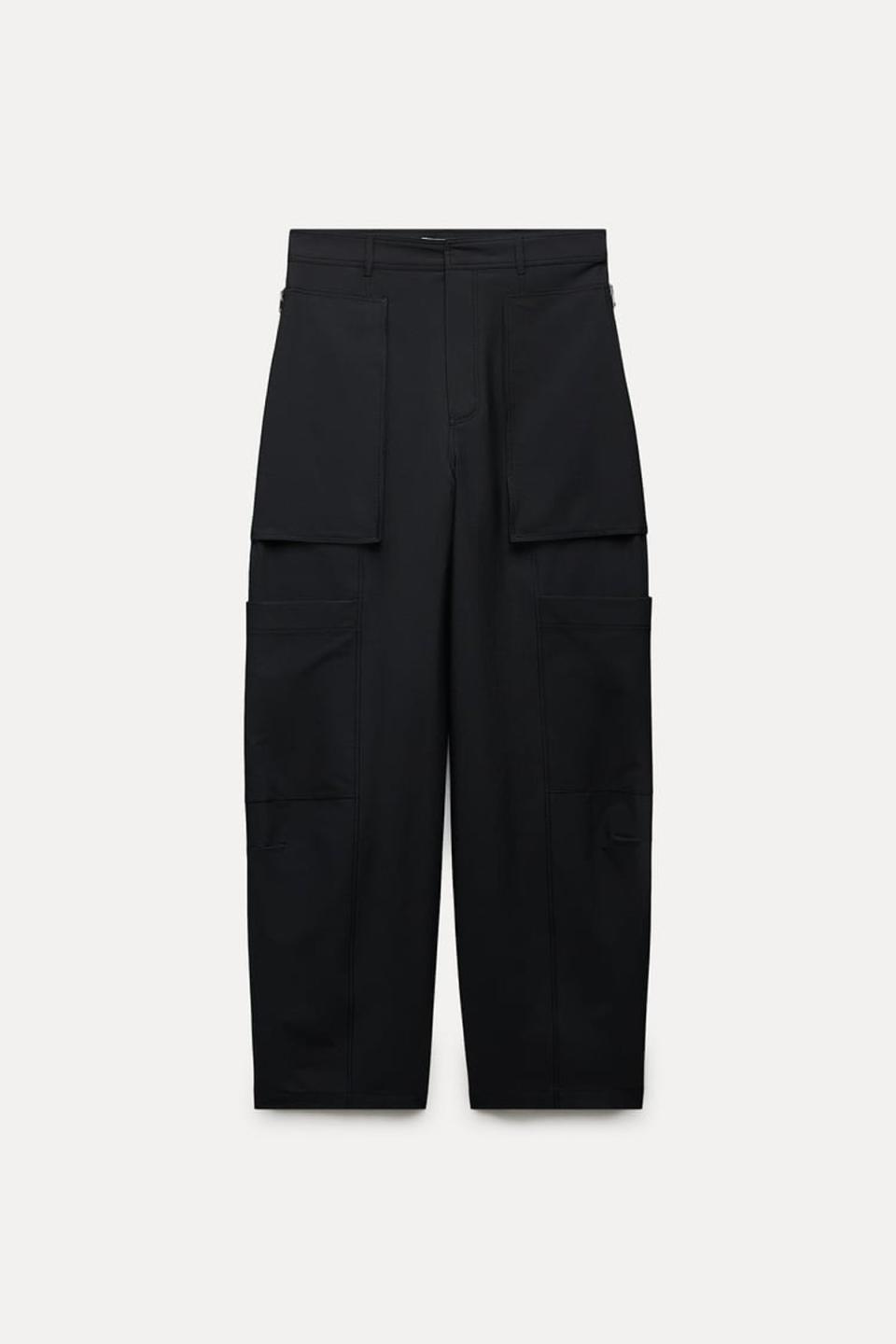 Cargo trousers with zips, £59.99, zara.com (Zara)