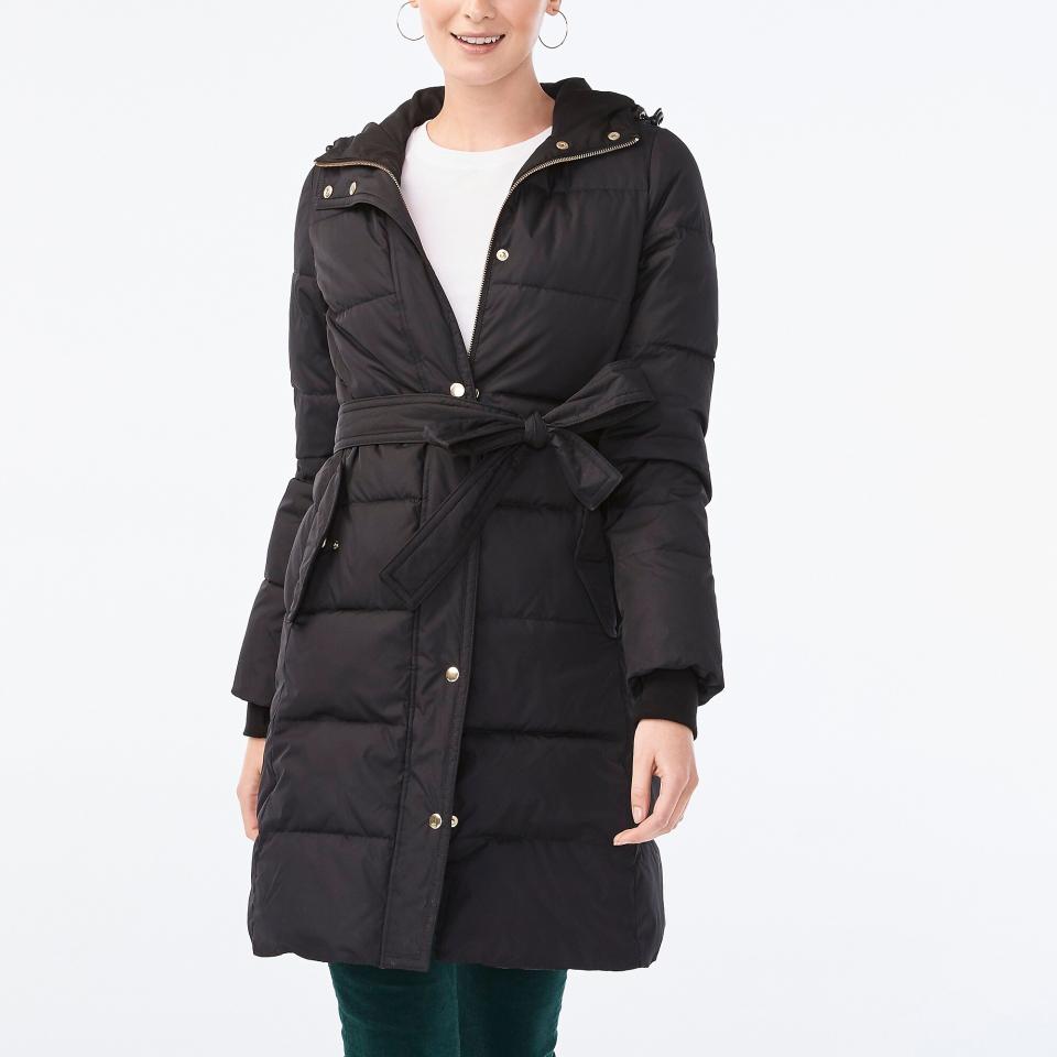 Long Puffer Jacket. (Photo: J. Crew)