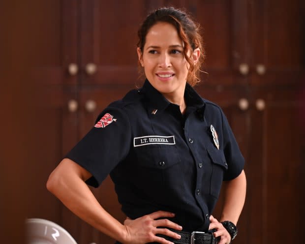 Jaina Lee Ortiz as Andrea "Andy" Herrera in "Station 19" on ABC<p>ABC</p>