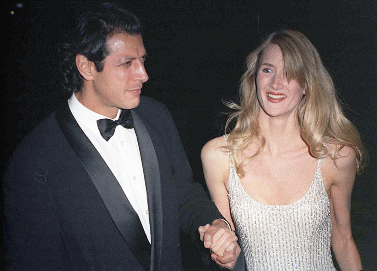 Dern dated Jurassic Park co-star Jeff Goldblum (pictured in 1996). (Photo: Kypros/Getty Images)