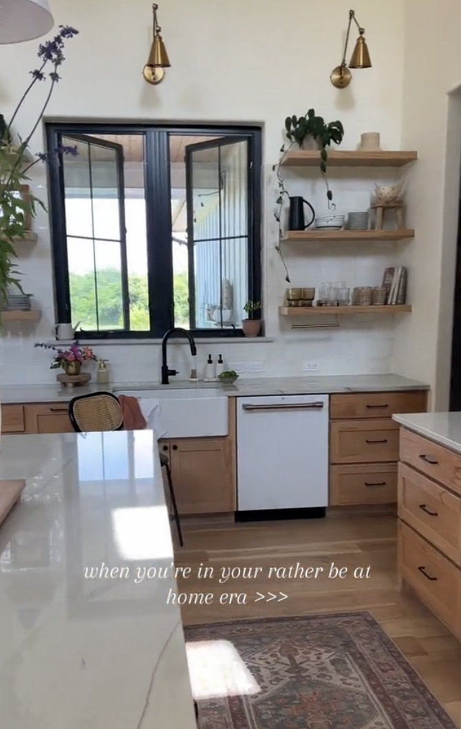 Personally, I think a little bit of open shelving in the kitchen is very pretty. Also personally, I need every single square centimeter of cabinet space in my kitchen. I shudder every time I see a home on HGTV with a smaller kitchen waste space on open shelving. You're gonna want more cabinets! Sure, if you're rich and you have a gigantic kitchen plus a walk-in pantry, then go ahead and add some decorative open shelves. Otherwise, I think this is going to be one of those trends that stays in the early 2020s just based on practicality alone.