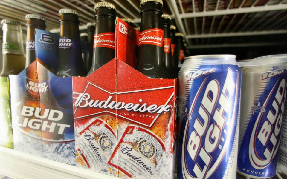 Budweiser brewer Anheuser-Busch InBev wants a fifth of its sales by 2025 to be of low or no-alcohol beer, such as Bud Light - REUTERS