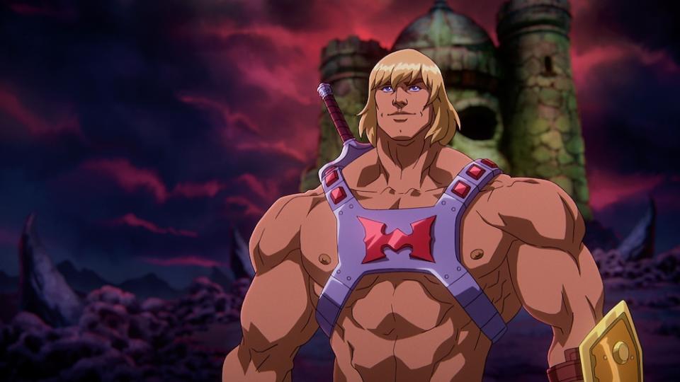 He-Man (Chris Wood) in Masters of the Universe: Revelation. (Netflix)