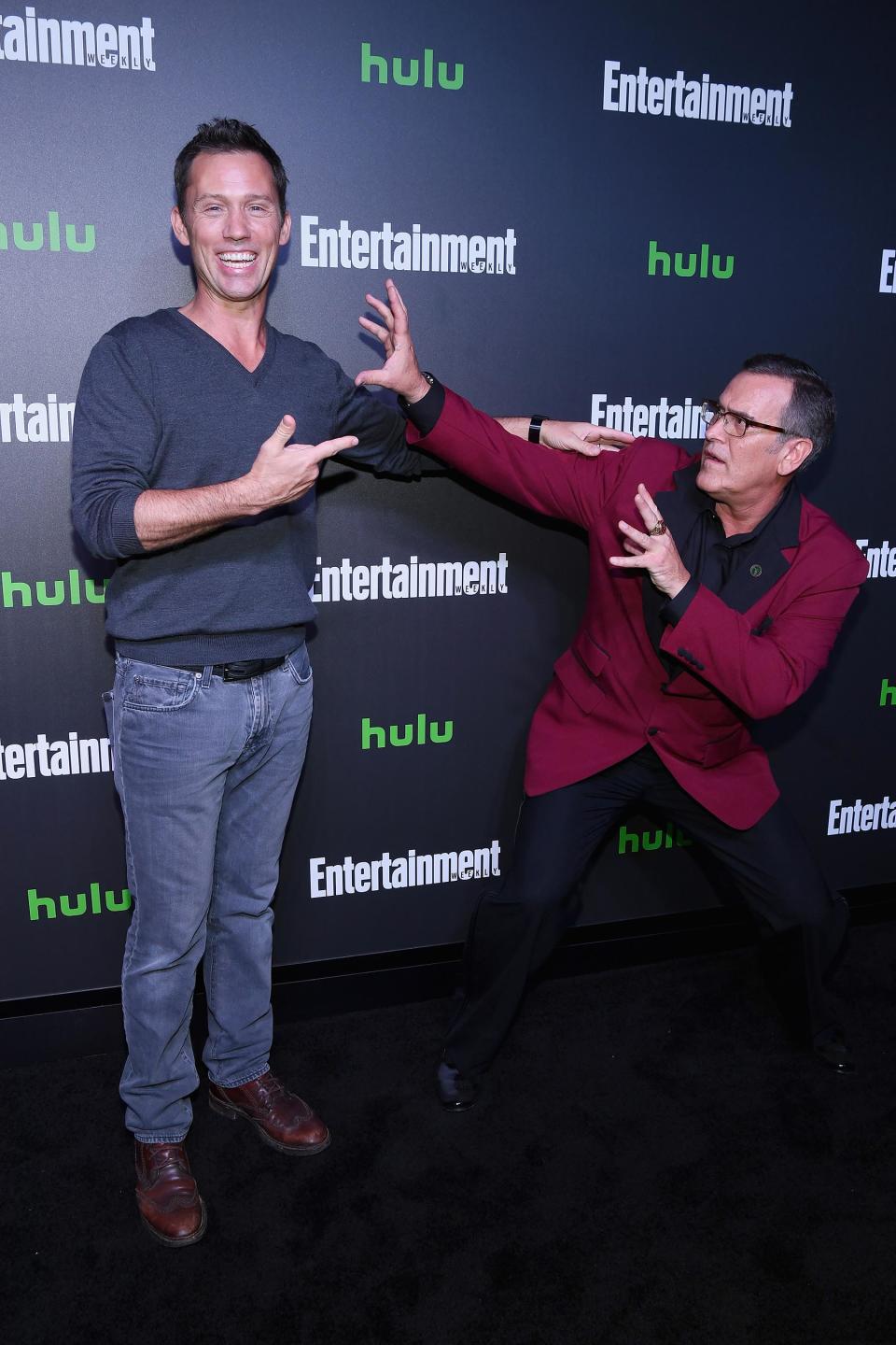 Jeffrey Donovan and Bruce Campbell