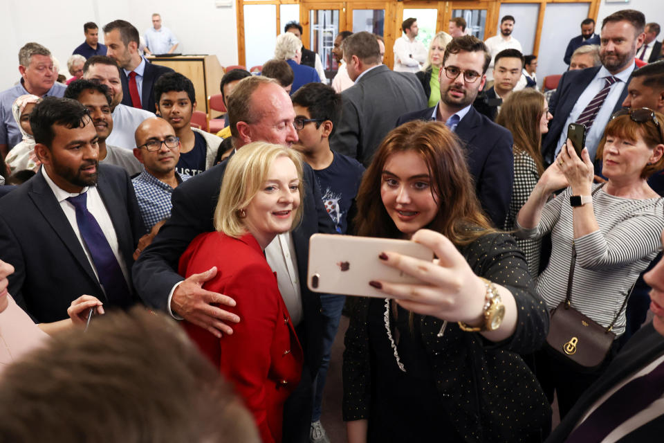 Liz Truss at an event in Leeds as part of her campaign to be leader of the Conservative Party and the next prime minister. Picture date: Thursday July 28, 2022.