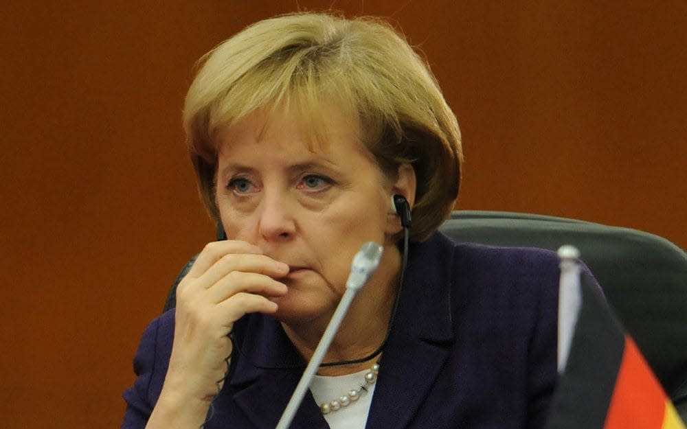 The German chancellor is facing a challenge from her hardline interior minister - Xinhua