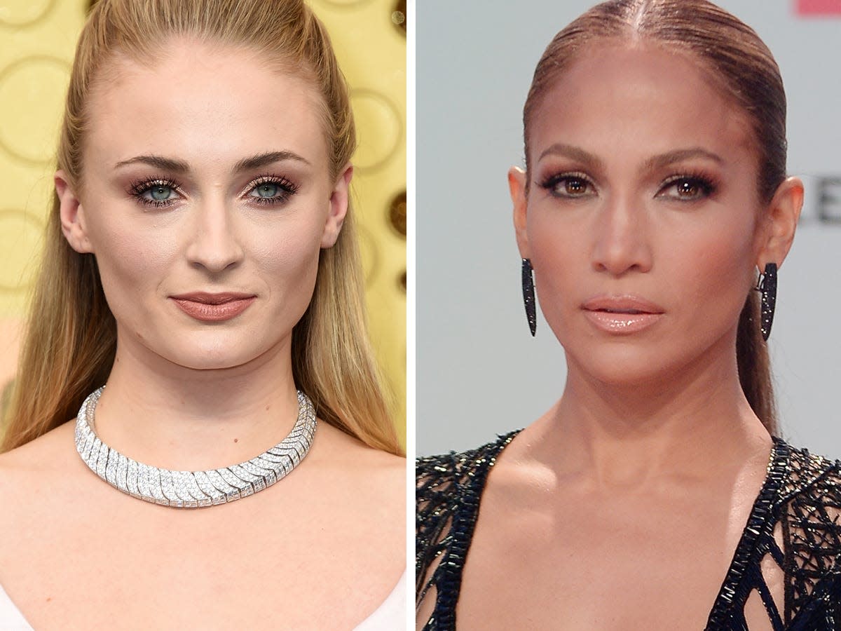 sophie turner jenniferl opez weight loss industry pressure