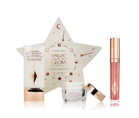 Glowing Skin & Plumper-looking Lips Kit. Image via Charlotte Tilbury.