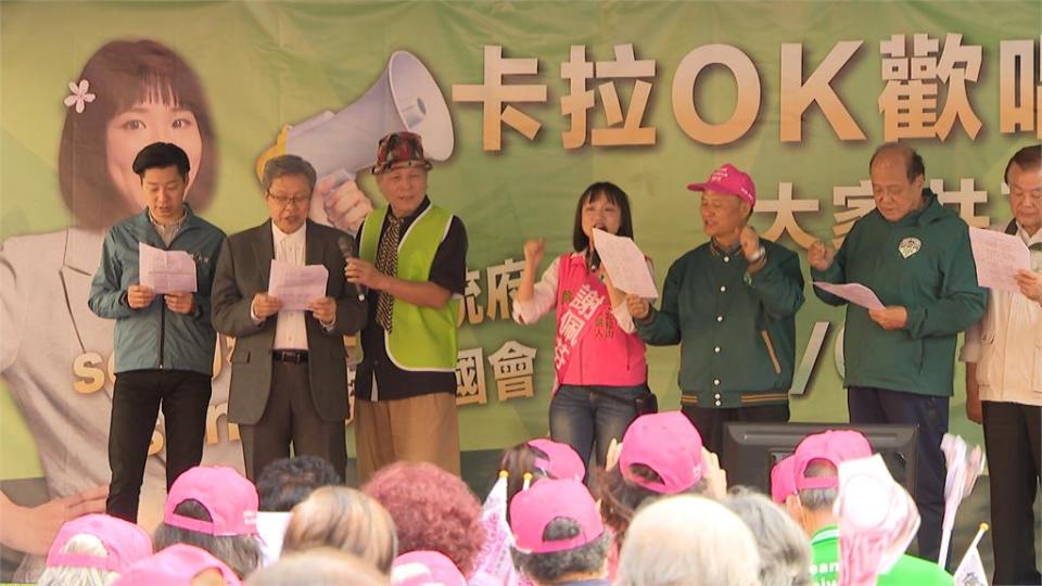 拚選戰！楊烈獻唱站台謝佩芬　吳思瑤邀雞排妹市場奉茶