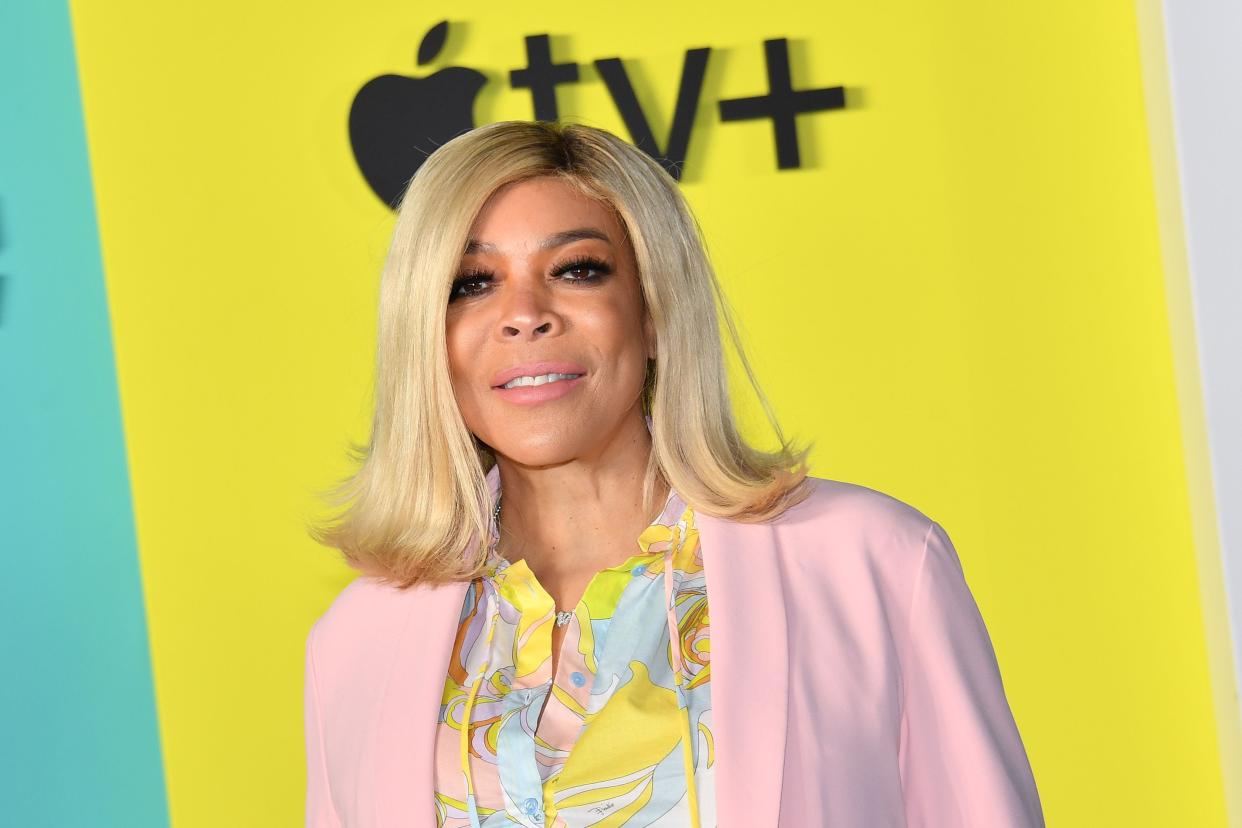 Wendy Williams arrives for Apples "The Morning Show" global premiere at Lincoln Center- David Geffen Hall on October 28, 2019.