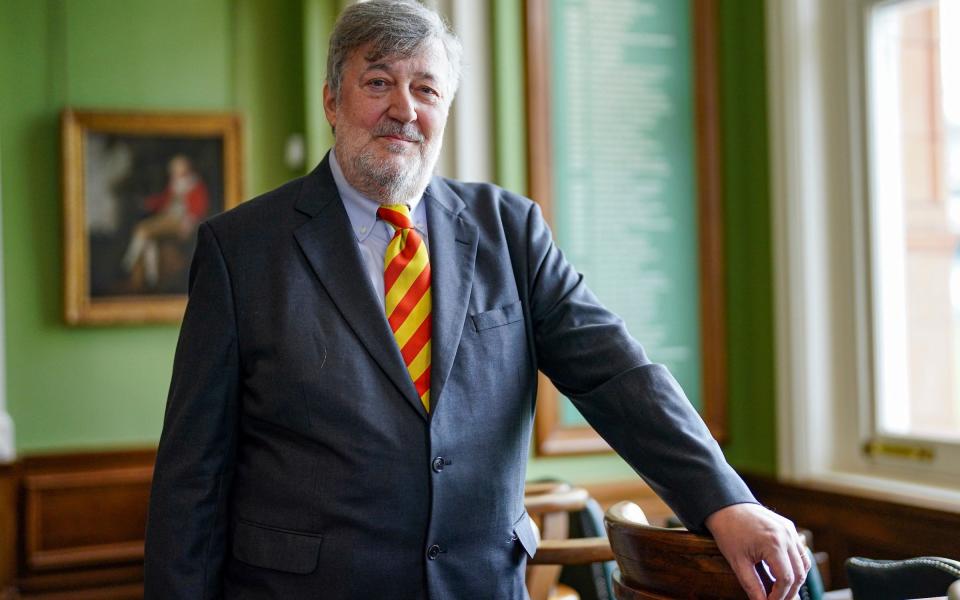 Stephen Fry begins his 12-month tenure as MCC president in October - Jed Leicester