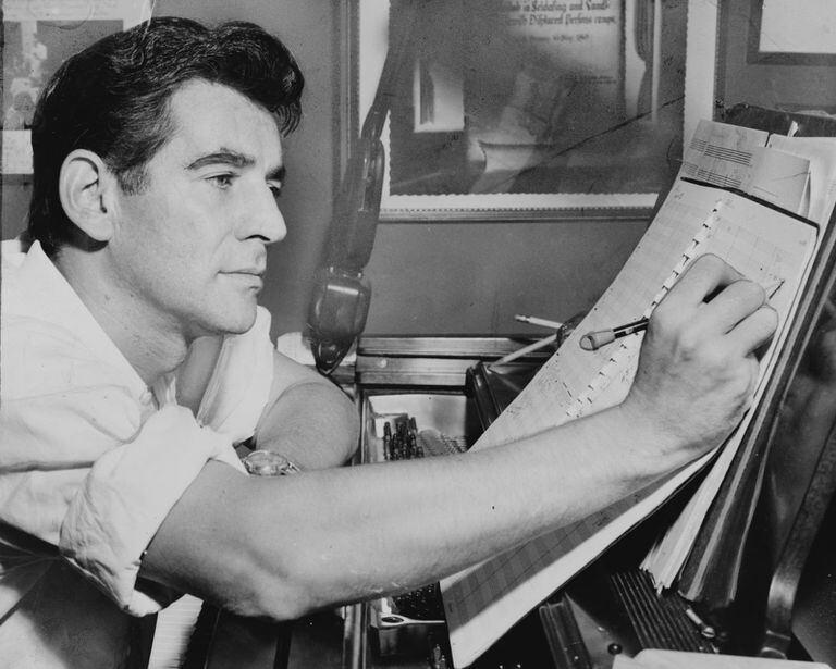 Leonard Bernstein, en 1955, en 