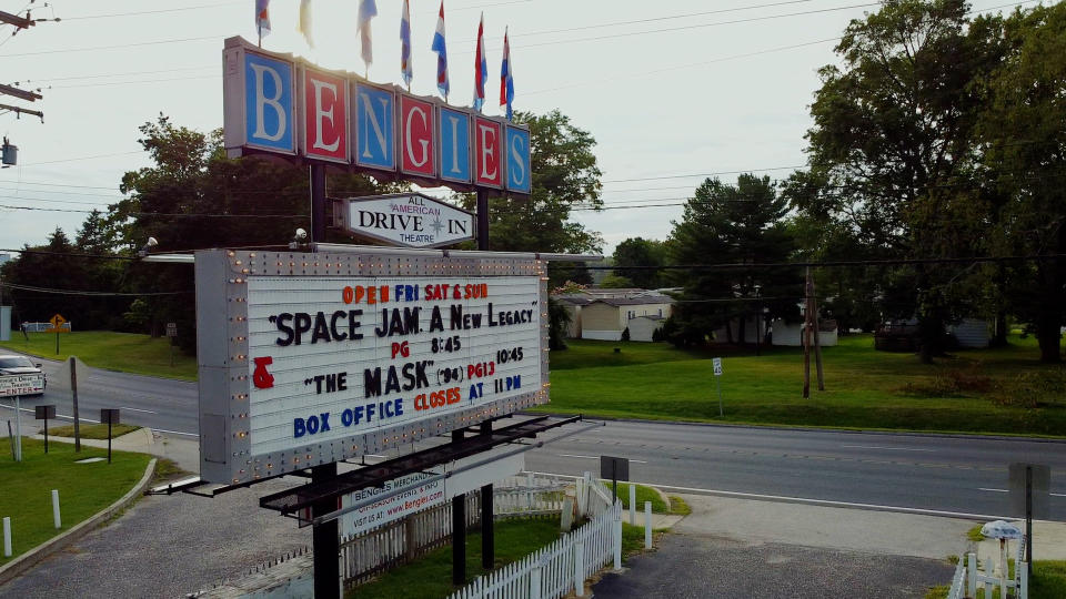 Bengies Drive-In, a 1960s theater in the Baltimore era - Credit: Courtesy April Wright