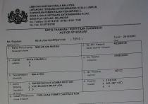 The Customs notice of the seizure of Christian books and CDs. – The Malaysian Insider pic, October 31, 2014.