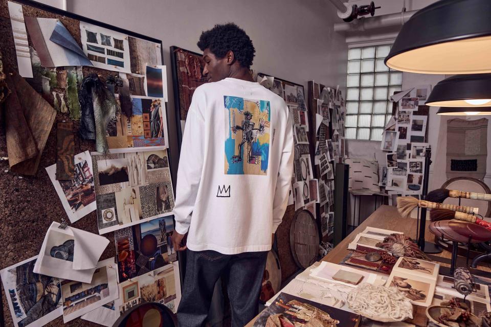 basquiat, lee, collaboration, collection, basquait x lee collection, artwork, art, jean-michel basquiat