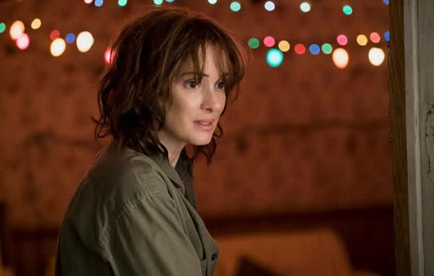 Winona Ryder plays the mother of a young boy who has mysteriously disappeared. Source: Netflix