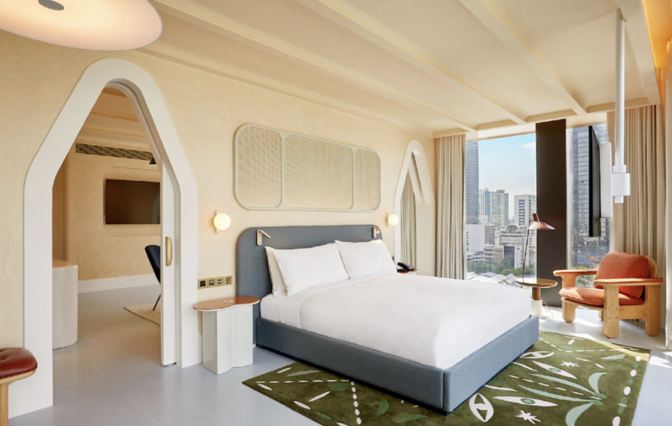 The extra large bed at Suite Spot. (PHOTO: The Standard)