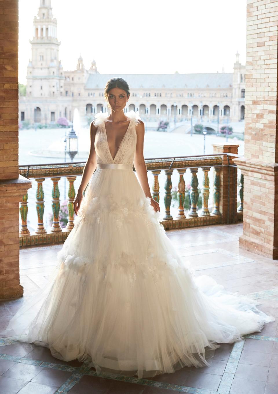 Marchesa Brings Its Couture Vision to Spanish Bridal House Pronovias