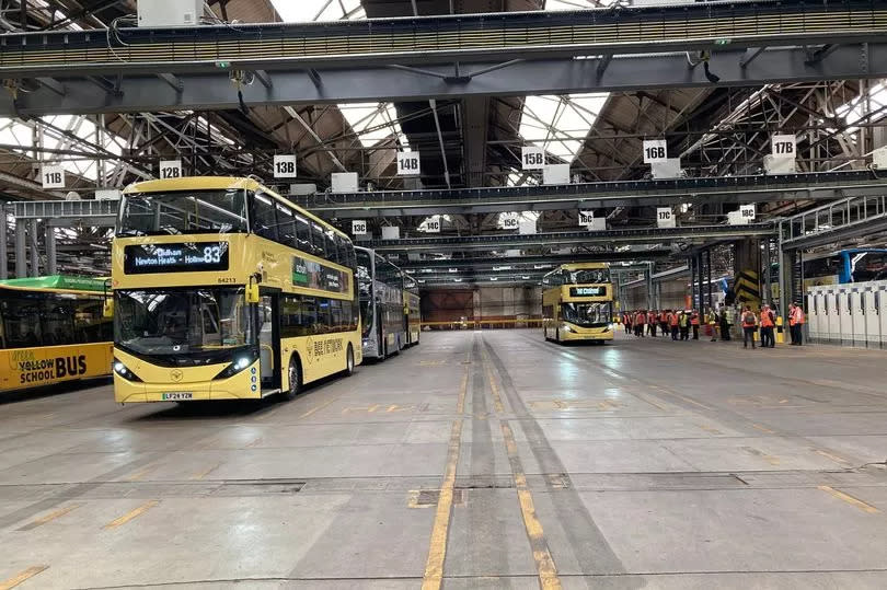 Oldham bus depot