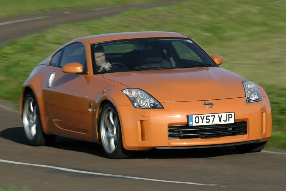 <p>The 350Z became popular because of its range of body kits and aftermarket engine modifications but in stock guise the 350z originally fed 276bhp through the rear wheels from its 3.5-litre V6 which was later updated to 300bhp with the GT variant. Both variants were limited to <strong>155mph</strong> although with the limiter removed it's claimed that 168mph is possible. Early 276bhp models start from around £3000 while GT cars start from £6000. We spotted a clean 2008 car with 75,000 miles for <strong>£10,000</strong>.</p>