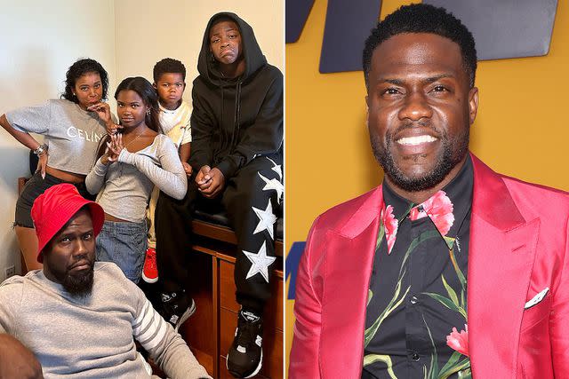 <p>Kevin Hart/Instagram, David Livingston/Getty</p> Kevin Hart