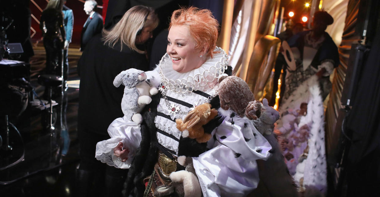 Melissa McCarthy paid tribute to Olivia Colman’s multi-award winning ‘The Favourite’ (Getty Images)