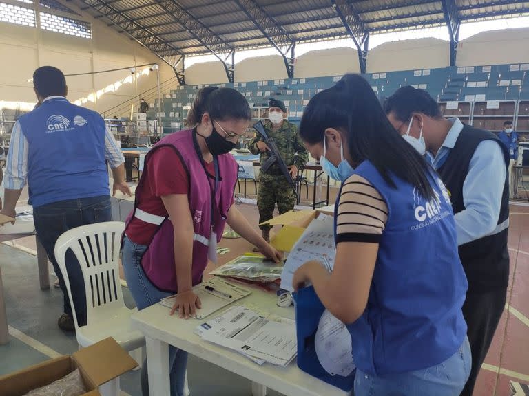 08-02-2021 Recuento de las elecciones en Ecuador POLITICA SUDAMÉRICA ECUADOR CNE ECUADOR